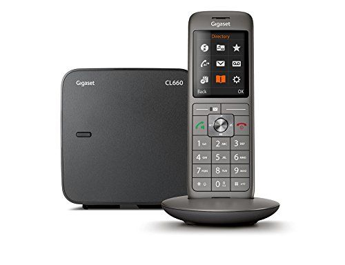 Telefone GIGASET CL660 (2.4'' - Preto, Prateado) Gigaset - Telefonia - telefone, gigaset, cl660, preto, prateado