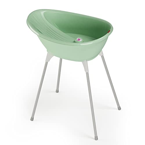 Conjunto de Banho OKBABY Bella (Verde) Ok Baby Srl - Banheiras para bebês e assentos de banho - sentado, deitado, borracha, suporte, idade 12 meses