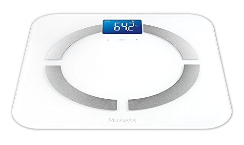 Balança de Diagnóstico MEDISANA BS 430 (40422) Medisana - Balanças de peso corporal - 180 kg, 100g, 5 kg, memória, imc