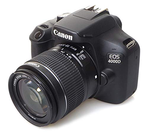 Máquina Fotográfica Reflex CANON EOS 4000D + EF-S 18-55mm f/3.5-5.6 III Canon - Câmeras - reflex, eos 4000d, EF-S 18-55mm, f/3.5-5.6 iii