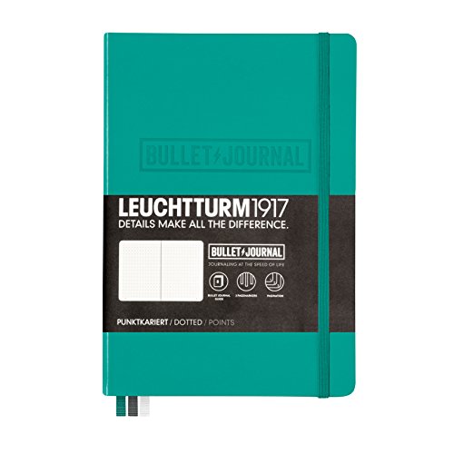 Caderno LEUCHTTURM 191013 Bullet em Verde LEUCHTTURM1917 - Cadernos e bloco de notas - caderno, leuchtturm, bullet, verde