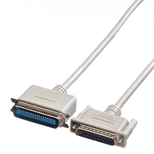 Cabo de impressora ROLINE Parallel Printer Cabo, DB25 M - C36 M, 4.5m ROLINE - Cabos de rede - db25 m, c36 m, 4.5m, masculino-masculino