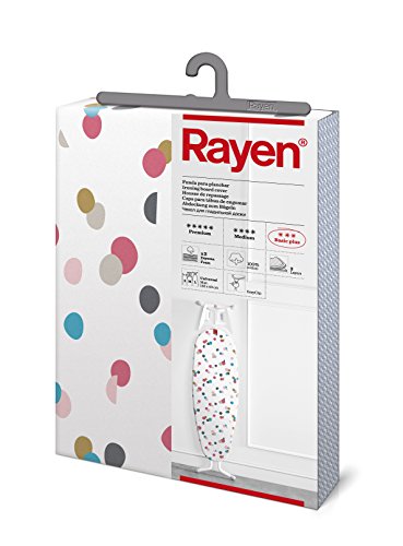 Capa para Tábua de Engomar RAYEN Basic Plus (130x47cm) Rayen - Almofadas e capas para tábuas de passar a ferro - 130x47cm, algodão, universal, pronto