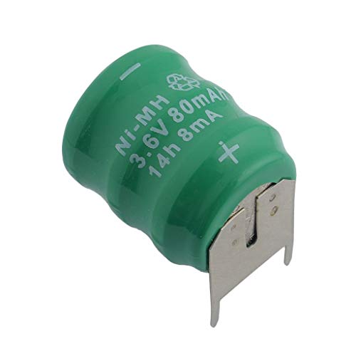 Pilha recarregável MicroBattery MBXAC-AC0007 extracell - Baterias - 3.6 V, 80 mah, nimh, preto