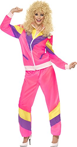 Fato de Mulher DISFRAZZES Anos 80 Macacão Rosa (Tam: M) SMIFFYS - Fantasias - fato, mulher, anos 80, macacão, rosa