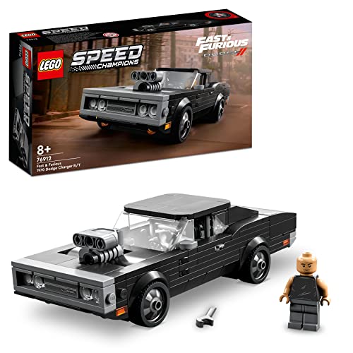 LEGO Speed Champions - 1970 Dodge Charger R/T (Idade Mínima Recomendada: 7 anos) LEGO - Blocos de encaixe - 1970 dodge charger, 7 anos, coleção Speed Champions