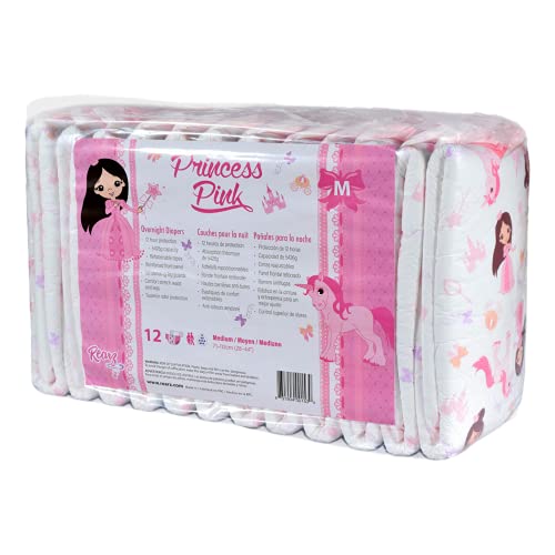 Fraldas REARZ Princess Pink (Tam: Medio) Rearz - Banho e corpo - fralda, princesa rosa, tamanho médio