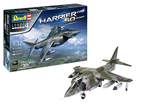 Modelo de Avião REVELL Harrier GR MK.1 (Idade Mínima: 14) Revell - Modelos em escala - harrier, mk.1, 14 anos