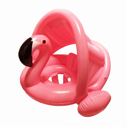 Flutuador para Bebé MCISKIN com Chapéu de Flamenco mciskin - Brinquedos - flamenco, alças, almofada acolchoada, capuz