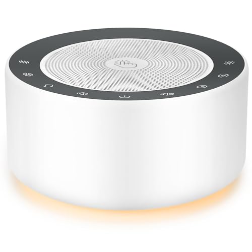 Máquina de Som Muzik Maker Branco com Luzes Noturnas e Botões de Tocar Kipcush - Cuidados pessoais - luzes noturnas, botões de tocar