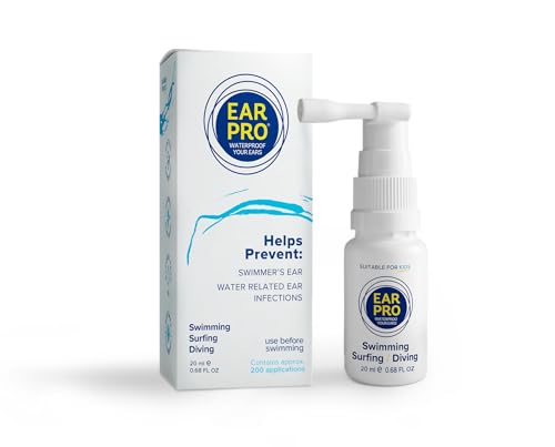 Protetor de Ouvidos para Piscinas EAR PRO Liquidpro Ltd - Equipamento de proteção individual (epi) - proteção, piscinas, spray, bacterias, 2 horas