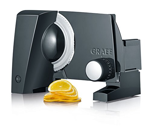 Máquina de Cortar Fatias GRAEF S 10002 (170 W) Graef - Fatiadoras de frios - lâmina aço inoxidável, 170 W, botão ON/OFF, proteção