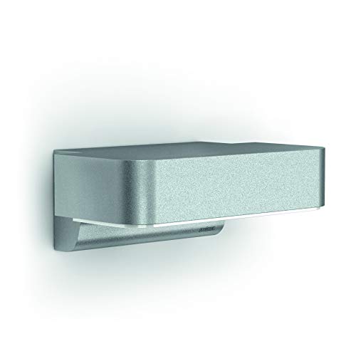 STEINEL ST 671419 iluminação de parede exterior Prateado LED Steinel - Luminárias de parede - sensor infravermelho, ca, 1 mw, 5,8 ghz, 10 W, 440 lm