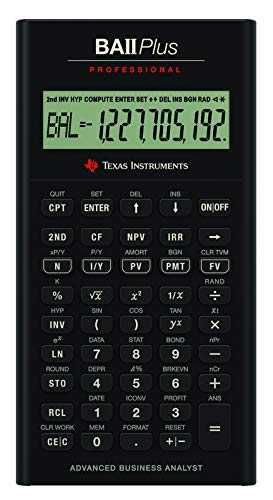 Calculadora Térmica TEXAS TI BA II+ PROFESSIONAL (12 dígitos) Texas Instruments - Calculadoras - térmica, TI BA II+, 12 dígitos