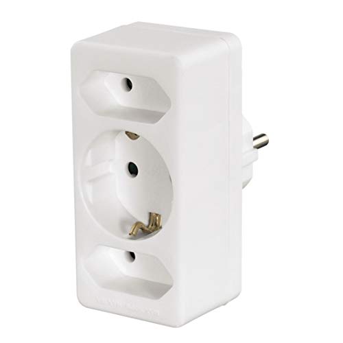 Hama 00047688 estabilizador de corrente 3 tomada(s) CA Branco Hama - Tomadas e soquetes de energia - 3 tomadas, caixa branca, tipo f, 230-250v, 3500w