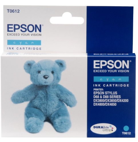 tinteiro Epson T0612 Original Ciano (Consumível Informática e Tel.) Epson - Cartuchos de toner e jato de tinta - ciano, stylus photo d68, dx3800