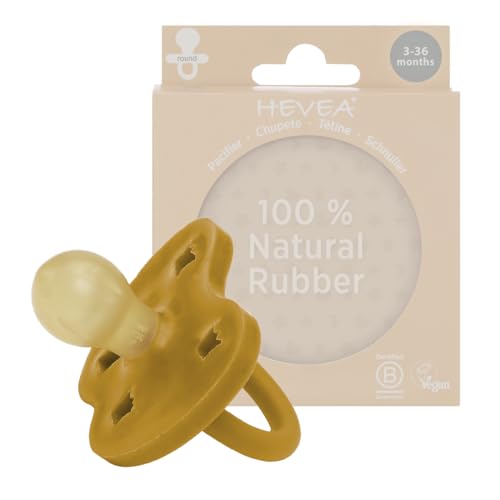 Chupeta de Goma Natural HEVEA Redonda 3-36 Meses HEVEA - Chupetas e mordedores - goma natural, hevea, redonda, 3-36 meses