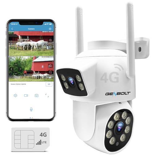 Câmara de segurança GENBOLT GBT-1080P-4G GENBOLT - Câmeras de vigilância - câmera segurança, exterior, sensor imagem progressiva, 1080p, distância detecção 10m