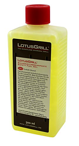 Loteusgrill Combustível Pasta 500 Ml Loteusgrill Lotus-Grill - Limpa-fornos e grelhadores - 500 ml, plástico, preto e branco