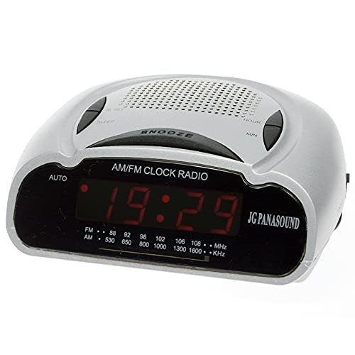Relógio Despertador PANASONIC CF-786 (Preto) JG PANASOUND - Áudio - rádio despertador, alarme, snooze, sleep, am/fm