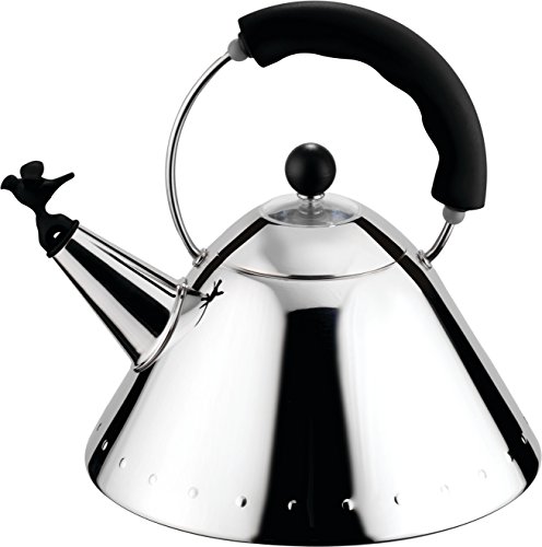 Chaleira de Água ALESSI 9093 B (0.5 L - Aço Inoxidável) Alessi - Chaleiras de fogão - 0.5 L, aço inoxidável