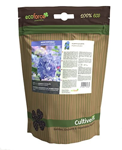 Abonos para Plantas Ornamentais CULTIVERS Hortênsias e Camelias Ecoforce - Adubos - micorizas, 100% natural, nutritivo, absorção de nutrientes