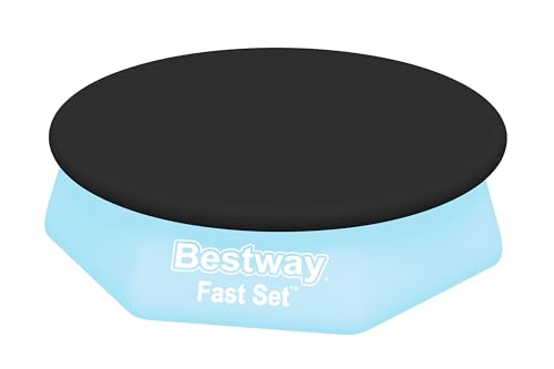 Capa de segurança para piscina BESTWAY 58032/24 Bestway - Coberturas de piscina e panos de chão - 240 cm, PVC resistente, orifícios de drenagem, cordas inclusas