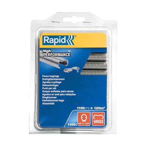 Agrafos para Grelha RAPID VR22 (1100 Un) Rapid - Acessórios para cercas e portões - granela, rapid vr22, 1100 un