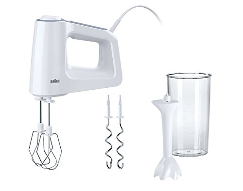 Batedeira BRAUN MIX 3 (500 W - Velocidade variável) Braun - Batedeiras e liquidificadores - batedeira, braun mix 3, 500 W, velocidade variável, motor, acessórios