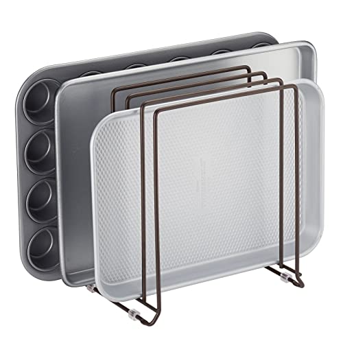 Suporte para Bandeja de Forno MDESIGN Bronze MetroDecor - Utensílios de Cozinha - suporte, bandeja, forno, moldes, magdalenas, tampas