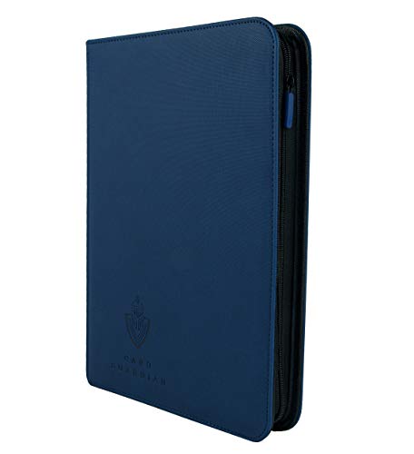 Pasta com bolsos laterais CARD GUARDIAN Azul Card Guardian - Pastas Organizadoras - bolsos laterais, fecho de correr, malha entre folhas, reforçada