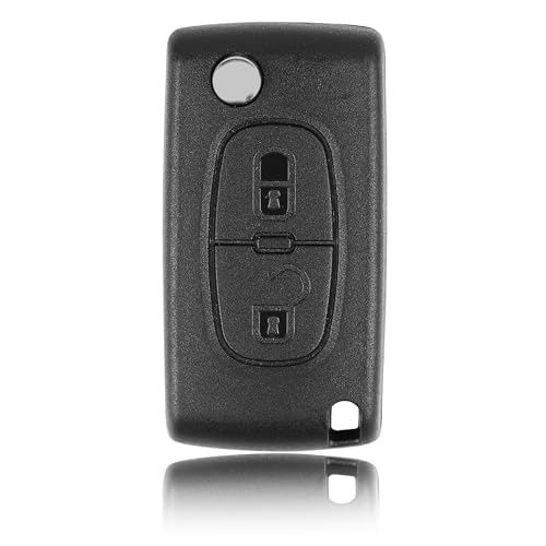 Capa para chave com botões plegáveis para Peugeot e Citröën Betterher - Segurança e proteção para veículos - botões plegáveis, bloqueio, engate, fecho