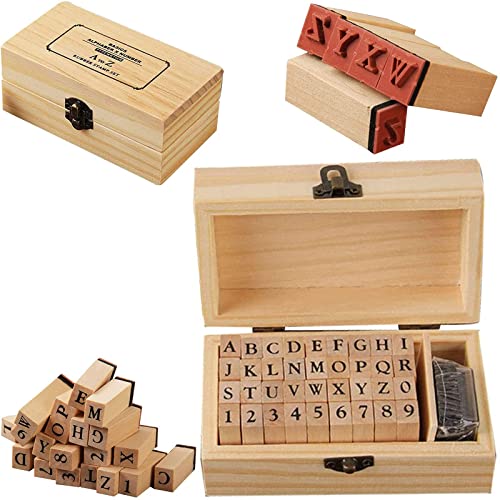 Kit de Carimbos para Crianças LETRAS DE SELLO Wgnmdrub - Ferramentas de medição e marcação de artesanato - kit, carimbos, crianças, letras
