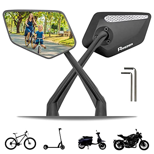 Espelho de Bicicleta REEZER (Recondicionado Como Novo) Reezer - Espelhos para veículos motorizados - reconhecido como novo, plástico, 22 cm, 25,4 cm
