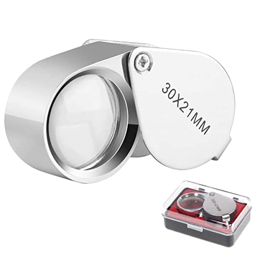 Lupa 30X21Mm Para Joyeiros LUPA PLEGABLE DE CRISTAL Tashce - Lupas - 30X, crystal lens, high quality, examination