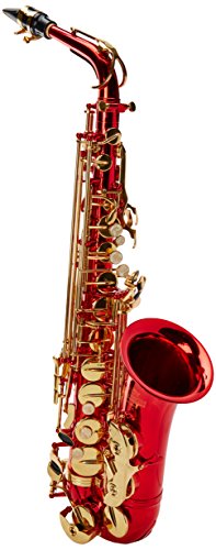 Saxofone Alto RYOBENSON AS-202R (Vermelho) Roy Benson - Saxofones - saxofone alto, ryobenson as-202r, vermelho, lacado, latão