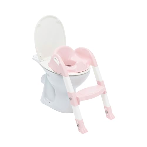 Redutor de WC para Bebé THERMOBABY Kiddyloo Cor de Rosa Thermobaby - Acentos de vaso - rodas, altura regulável, cor rosa