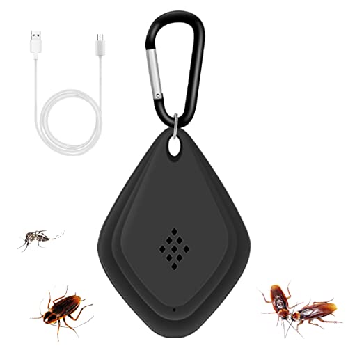 Repelente Ultrassônico Portátil Mosquito Killer Preto KINMUux - Controle de pragas - ultrassónico, portátil, killer de mosquito