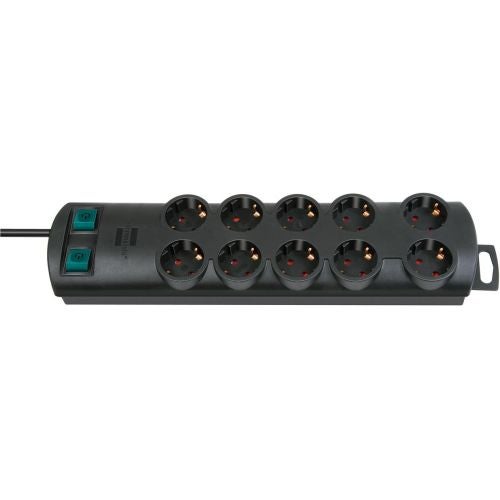 Extensão Elétrica BRENNENSTUHL Primera-Line (10 Tomadas - Tipo F - 2m) Brennenstuhl - Filtros de linha e supressores de surtos - 10 tomadas, 2m, variável, interruptor