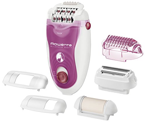 Rowenta Silence Soft EP5660E0 depiladora (Beleza, saúde e bem-estar) Rowenta - Banho e corpo - silenciosa, 24 pinças, preto e branco, 0,52 kg