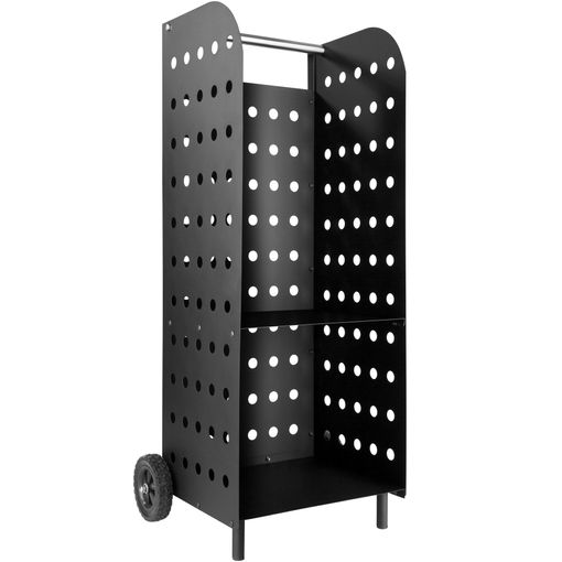 Carro de Lenha TECTAKE (Preto - Aço - 80x40.5x75 cm) TecTake - Macacos e empilhadores - preto, aço, 80x40.5x75 cm