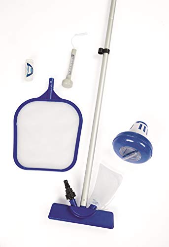 Kit Limpeza Piscina Infantil BESTWAY 56679 Bestway - Kits de manutenção para piscinas e spas - escumadeira, flutuador químico, termómetro, kit de reparação