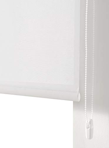 Estores de Rolo ESTORALIS Bran (Branco - Algodão) Zebra Textil - Persianas e cortinas - estores de rolo, estoralis bran, branco, algodão, 170 x 250 cm