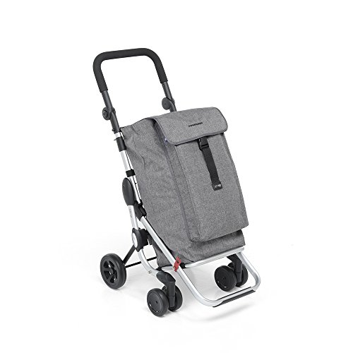 Saco de compras FOPPAPEDRETTI Go Up (Alumínio - Cinzento) Foppapedretti - Bagagem e bolsas - 38L, 6L refrigerado, anti-deslizante, compartimento lateral