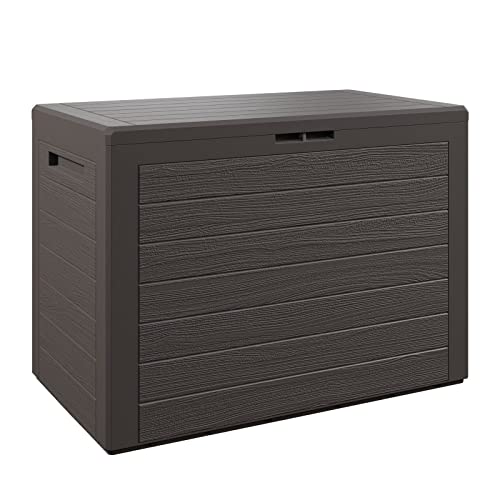 Caixa de Arrumação para Jardim LILLE Castanho 190L Deuba - Caixas de armazenamento externas - jardim, castanho, 190L