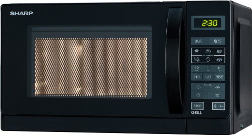 Micro-ondas Sharp R642BKW | Preto (Pequeno Almoço) Sharp - Fornos de microondas - micro-ondas, sharp, r642bkw, preto, inox, 20 litros