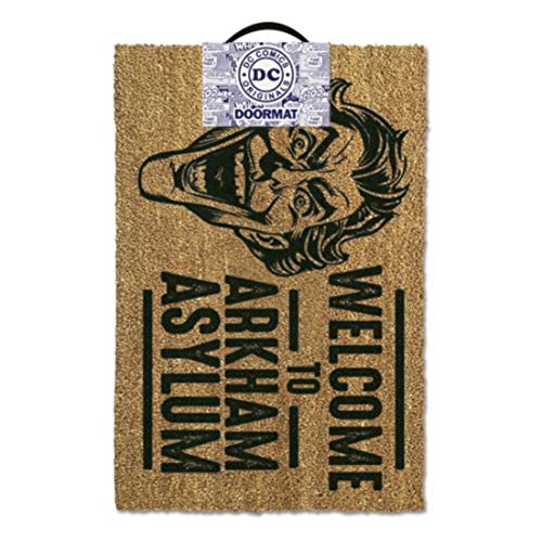 Tapete de Sala BATMAN Welcome To Arkham Asylum (60x100cm) Batman - Tapetes de porta - Batman, arkham asylum, 60x100cm