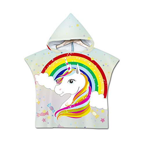 Toalha de Banho para Crianças ODOT (Multicor) Odot - Roupa - 100 poliéster, leve, rápido secagem, multicor