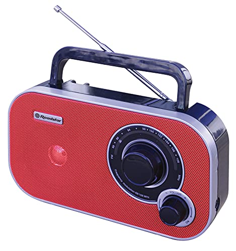 Rádio Philips Tra-2235 Rd Analógico Portátil Preto Vermelho Roadstar - Radios - analógico, portátil, preto, vermelho