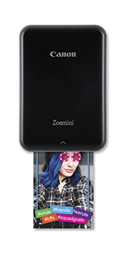 Máquina Fotográfica Instantânea CANON Zoemini (Preto - Li-Po 600 mAh) Canon - Impressoras, fotocopiadoras e máquinas de fax - instantânea, canon, zoemini, preto